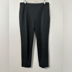 St. John Knits Milano Trouser Charcoal Grey size 10